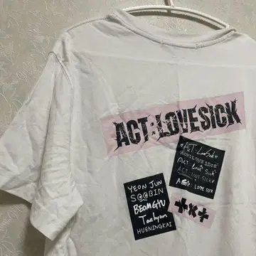 TXT ACT:LOVESICK 투어 티셔츠