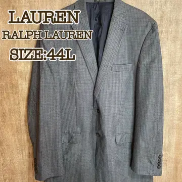LAUREN 랄프 로렌 테일러드 자켓 그레이 실크 L