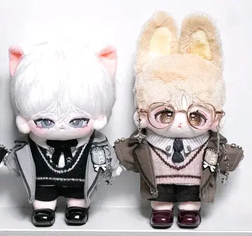 (Bulk) Wooble Cotton College 10cm Black, Brown Doll Clothes