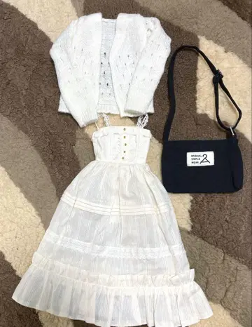 MDD 의류 아웃핏 원피스 가방
