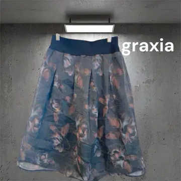 GRAXIA 그라시아 시어 스커트 꽃무늬