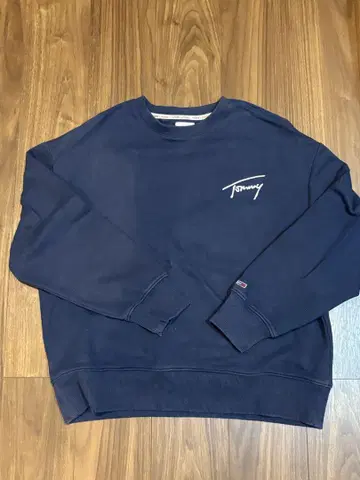 TOMMY JEANS 네이비 맨투맨 트레이닝복 L