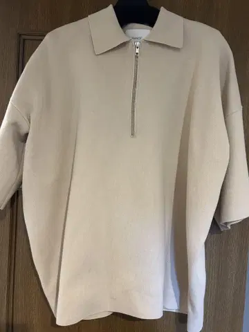 MANOF 마노프 BASIC POLO KNIT TOPS 베이지