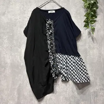 주카 이소재 비대칭 돌먼 슬리브 풀오버 일본제