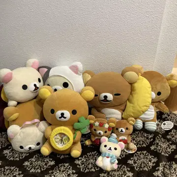 리락쿠마 봉제 인형 세트