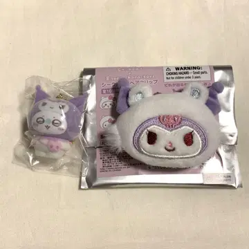 치이카와 (먼작귀) 산리오 플로키 마스코트 헤어 클립 모몽가 쿠로미