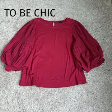 TO BE CHIC 벌룬 슬리브 블라우스 풀오버 볼륨 소매