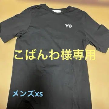 Y-3 블랙 티셔츠 20주년 기념 티셔츠