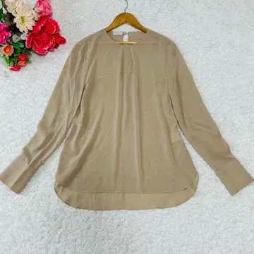 미사용급 브루넬로쿠치넬리 긴팔 티셔츠 실크 M 정품 보장