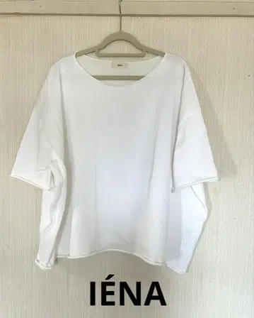 LEVITA 코튼 하프 슬리브 풀오버 화이트