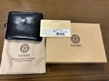 간조 GANZO 미네르바 내추럴 동전 지갑이 있는 두겹 지갑