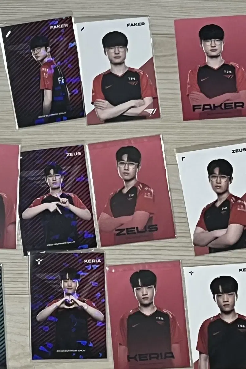 2022 lck 포카 t1 페이커 케리아 오너 제우스 젠지 담원