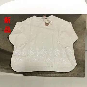 GA-ON 가온 MALAIKA 인도 면 라크노우 자수 긴팔 블라우스