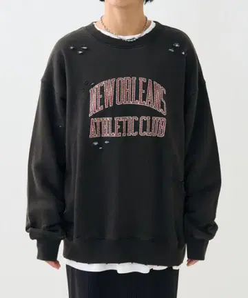 FREAKS STORE 데미지 가공 맨투맨