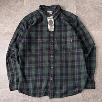 미사용 새상품 Eddie Bauer 플란넬 셔츠 L