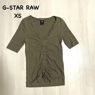 G-STAR RAW 반팔 티셔츠 브라운 성숙 캐주얼 세련된 디자인