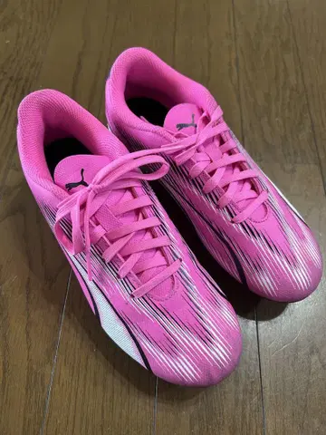 푸마 축구화 핑크 21.5cm