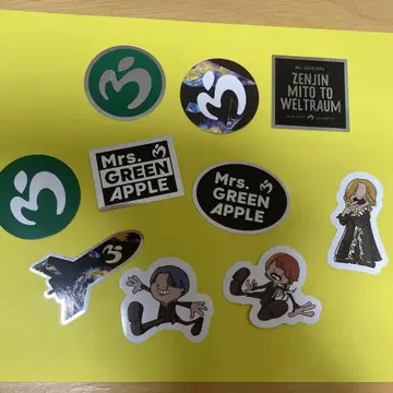 Mrs. GREEN APPLE 스티커 10종 미사용 새상품