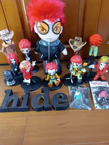 hide 굿즈 묶음 판매 피규어