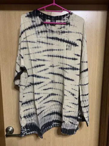 아펜즈 타이다이 패턴 롱 T