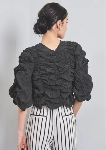 UNITED ARROWS 유나이티드 애로우즈 셔링 2WAY 블라우스