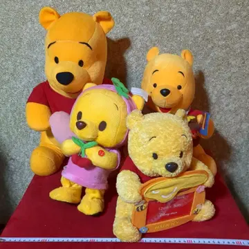 곰돌이 푸 봉제 인형 4종 세트