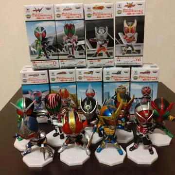 월드 콜렉터블 헤이세이 라이더 가면라이더 피규어 9종 세트