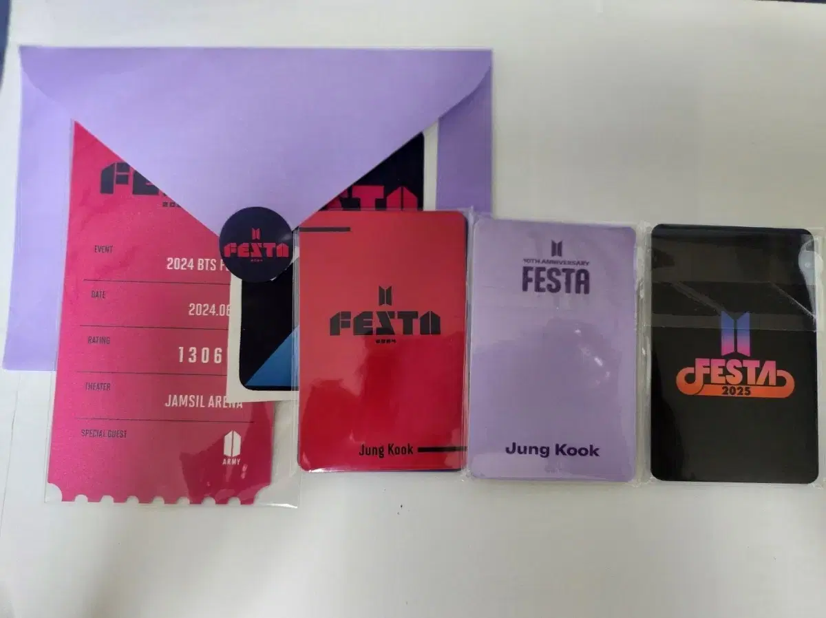 [ 초레어 미개봉 ] BTS FESTA 포카 3년치 (23년~25년)