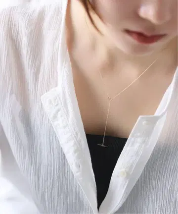 Lilas 오닉스 T 바 50cm 목걸이 K10
