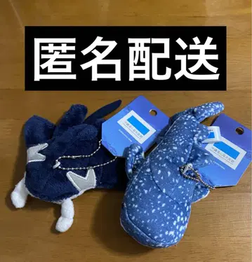 오키나와 미라쿠 수족관 봉제 인형 징베와 난요 만타