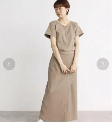리브 티셔츠, 리브 랩 스커트 세트