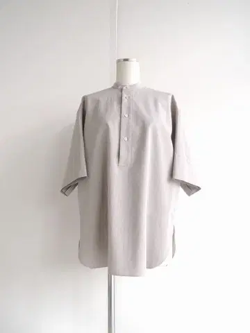 오라리 스탠드 카라 셔츠