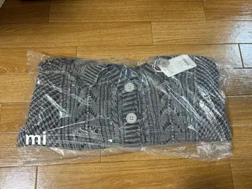 2WAY 메쉬 블리치 니트 탑