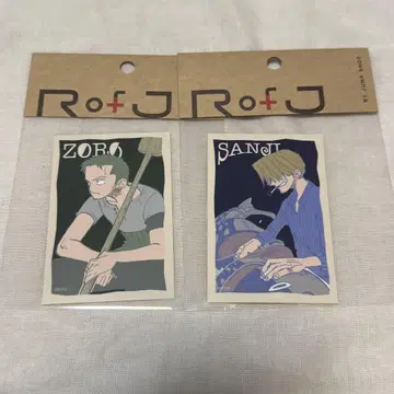 RofJ 잔쇼 스티커 STICKER 한정판 원피스 상디 조로