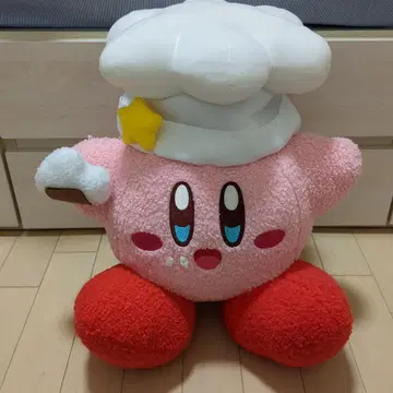 커비 셰프 모자 봉제 인형