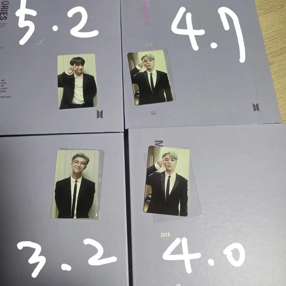 BTS Bangtan 2018 Memories full set wts including poca. bts