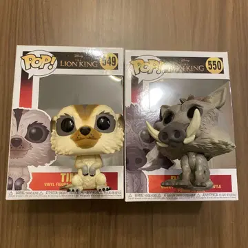 Funko POP! 실사 라이온 킹 티몬 & 푸바