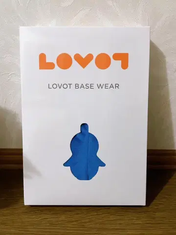 LOVOT 공식 베이스 의류 벨로아 티셔츠 코발트 블루