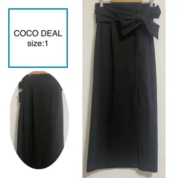 COCO DEAL 하이 웨스트 펜슬 스커트 브라운 [1]