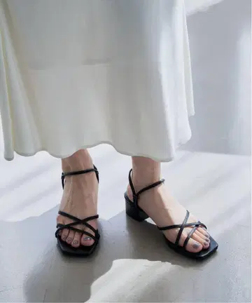LE TALON 3.5cm 스퀘어 2WAY 샌들