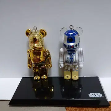 스타 워즈 베어브릭 C-3PO & R2-D2 세트 증정품 포함