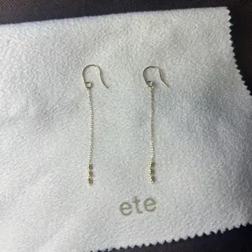 ete 체인 타입 귀걸이 골드