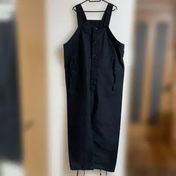 블랙 캐주얼 오버롤