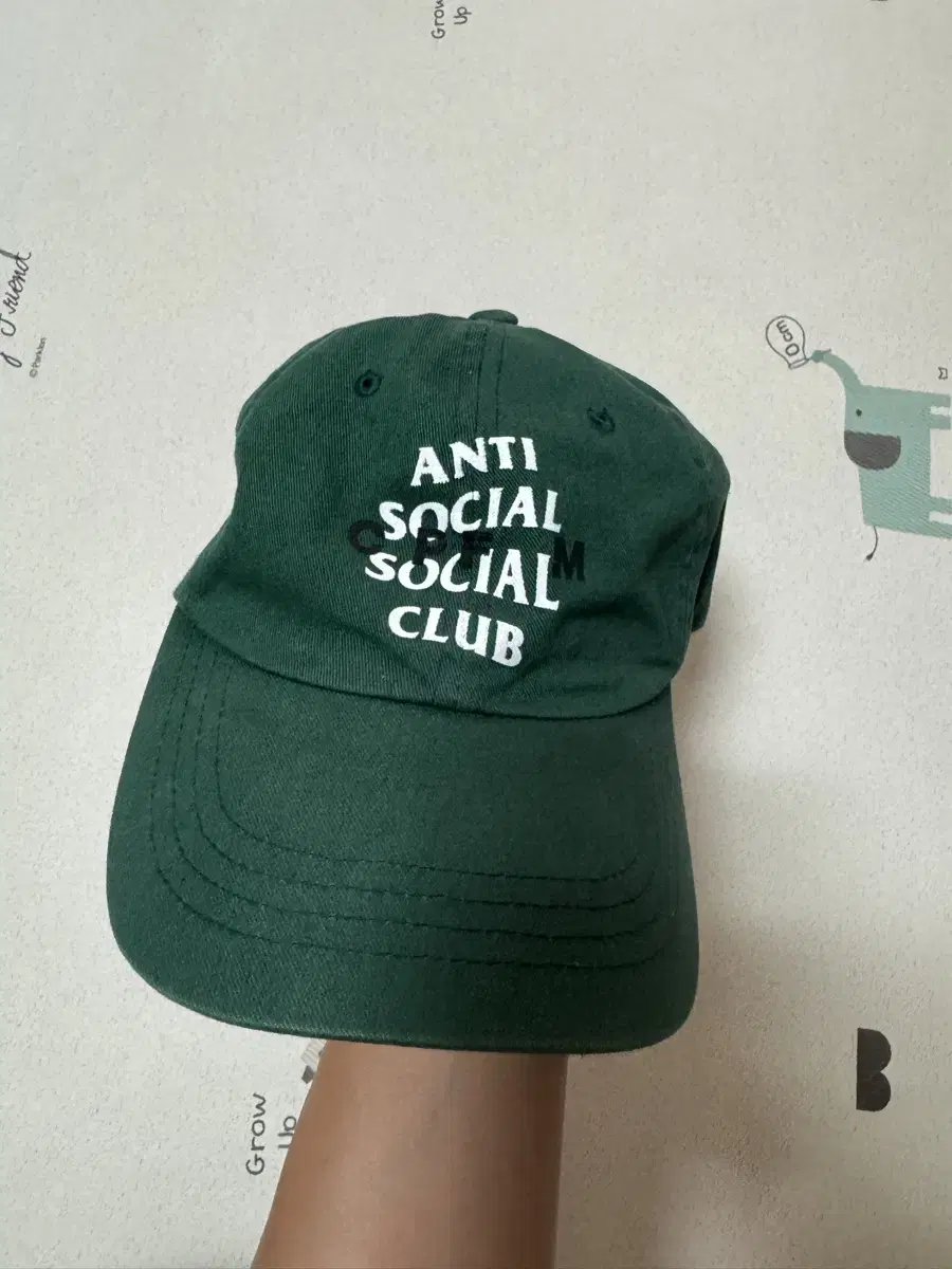 안티소셜소셜클럽 x cpfm 6패널 볼캡