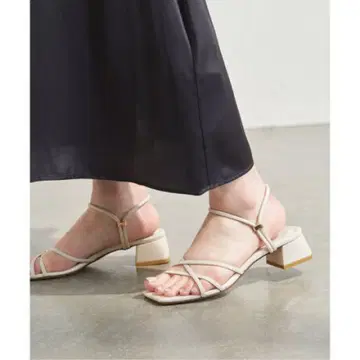 LE TALON 3.5cm 스퀘어 2WAY 샌들