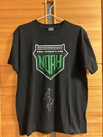 PRO WRESTLING NOAH 세이미야 카이토 사인 포함 티셔츠