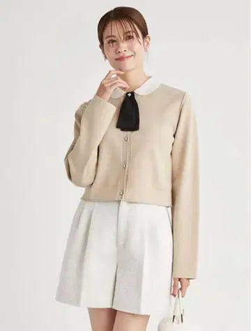 셀포드 분리형 총 바늘 가디건