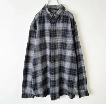 에디 바우어 EDDIE BAUER 플란넬 셔츠 사이즈 M 체크 구제 의류