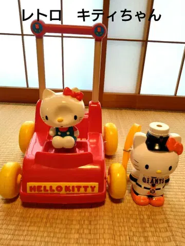 산리오 헬로키티 레트로 키티 쇼와 헬로키티 손수레