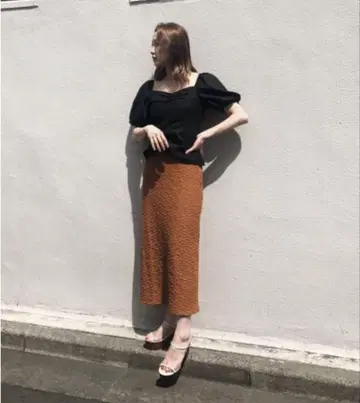 LACE MAXI 스커트 moussy 레이스 맥시 타이트 skirt